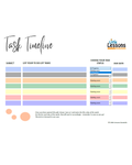 Task/Due Dates Timeline